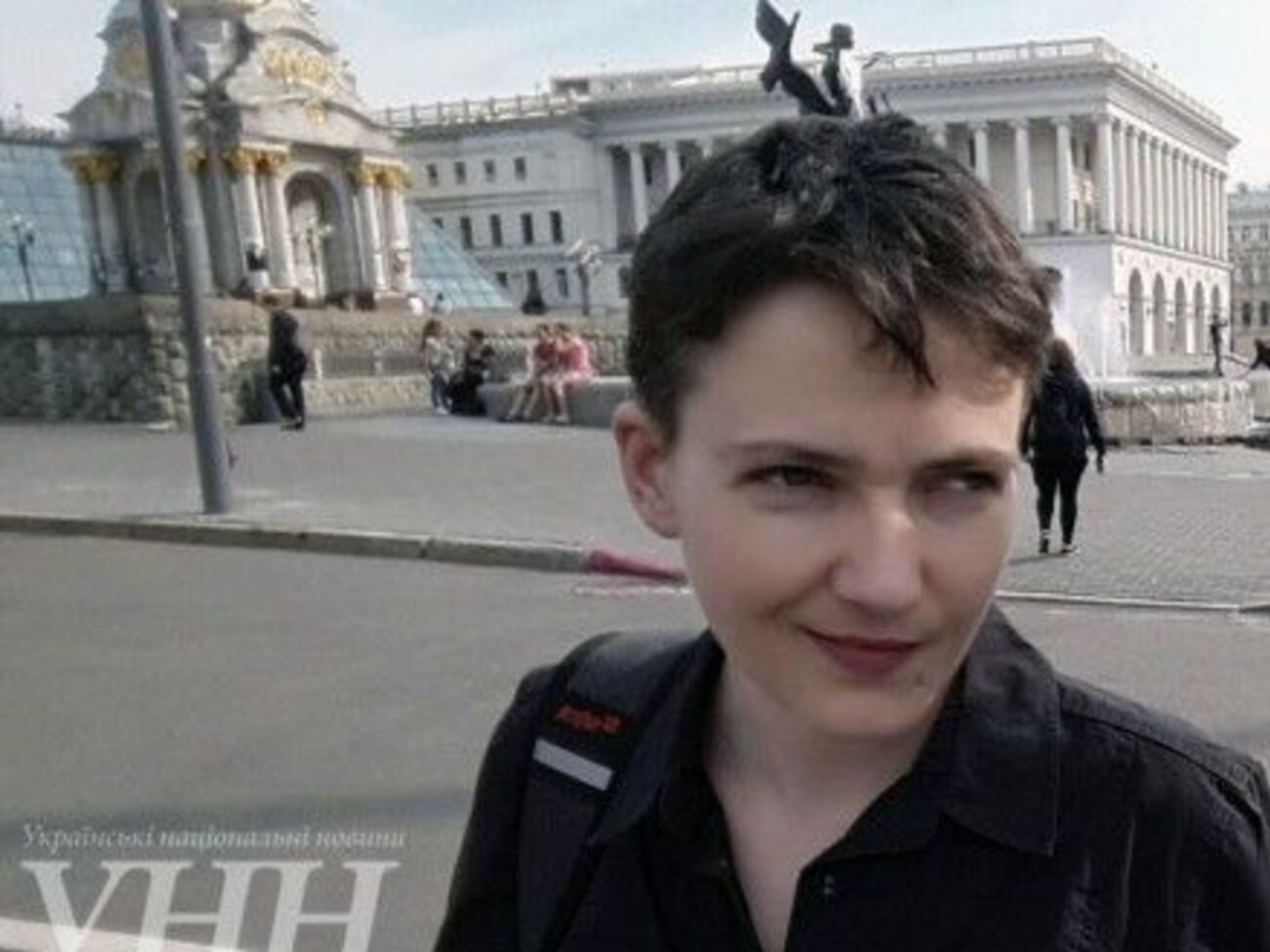 Савченко прогулялась по Крещатику