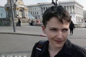 Савченко прогулялась по Крещатику