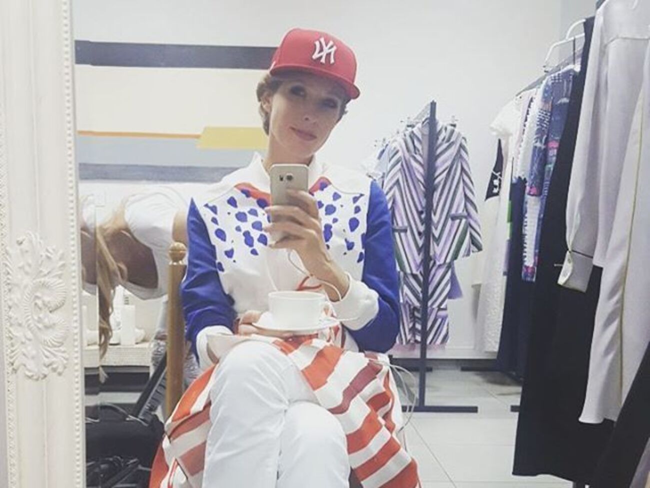 Осадчая выбрала наряд в стиле Потапа