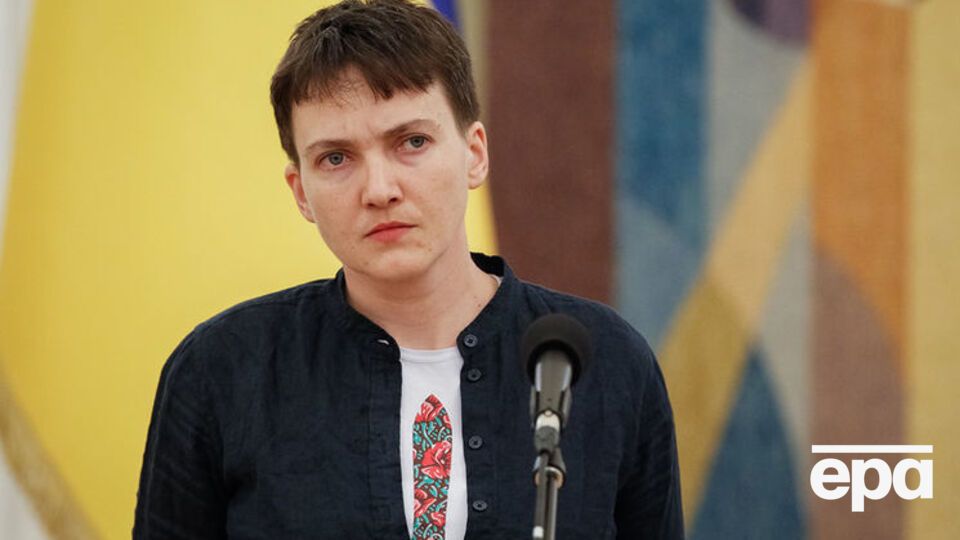 Савченко дает первую пресс-конференцию после возвращения в Украину