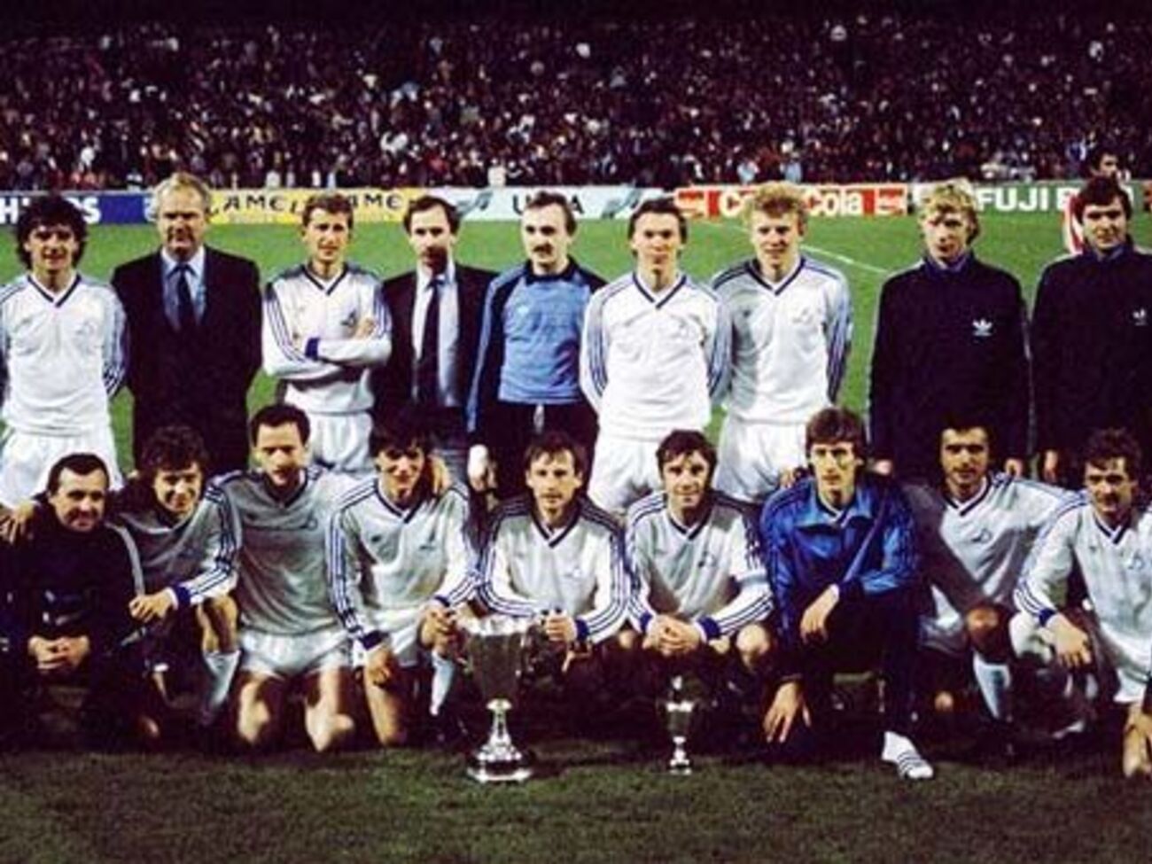 В 1986 году футбольный клуб "Динамо" во второй раз выиграл Кубок обладателей кубков УЕФА