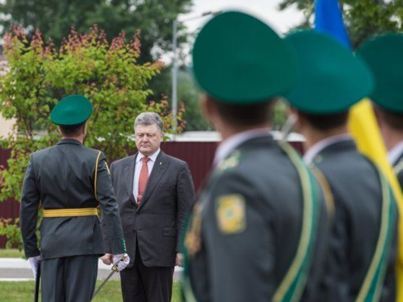 Порошенко на мероприятиях по случаю Дня пограничника Украины