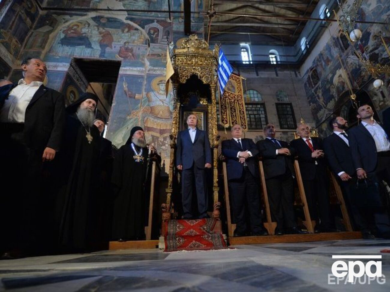 На Афоне помолились о здоровье Путина