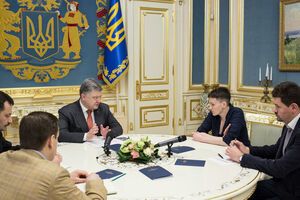 Надежда Савченко – Петру Порошенко: Готова работать везде, где вы скажете