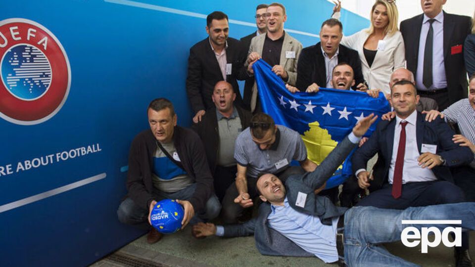 Делагация Косово на Конгрессе УЕФА в Будапеште