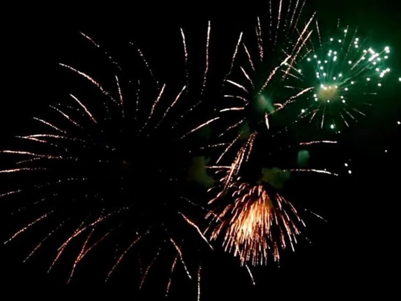 Фейерверк в Чите прошел под китайские мелодии