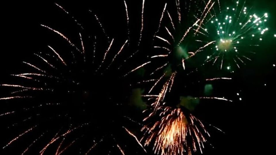 Фейерверк в Чите прошел под китайские мелодии