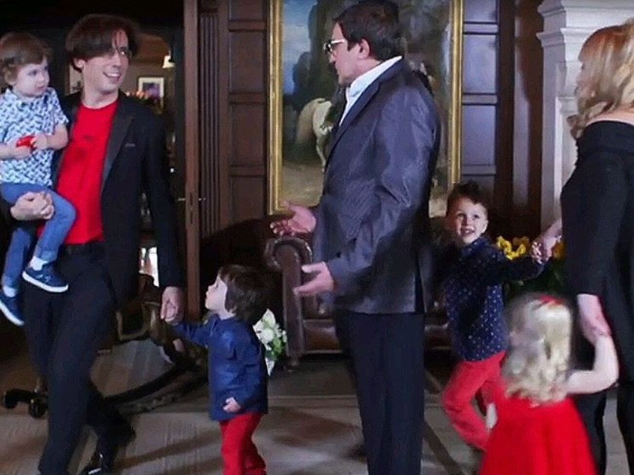 Семья Диброва пришла в гости к Пугачевой и Галкину