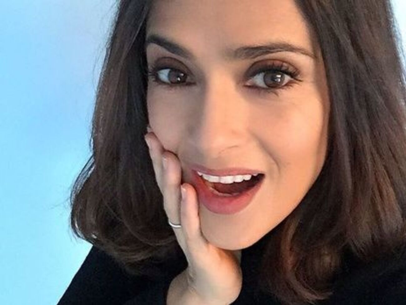 Хайек с дочерью и мужем отправилась на встречу к Папе Римскому