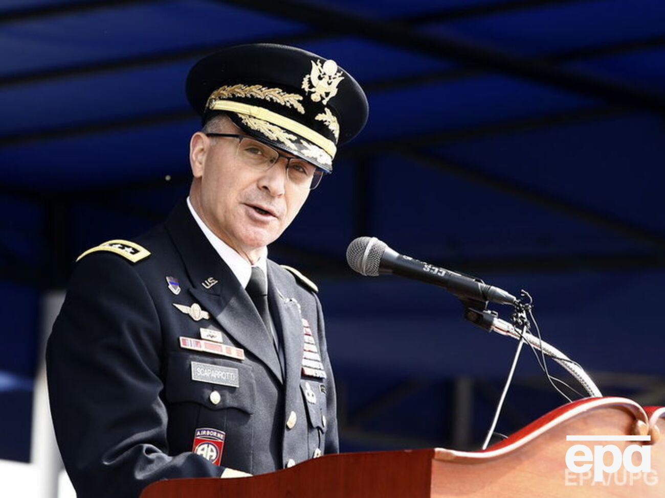 Скапарротти выступает за предоставление Украине оружия