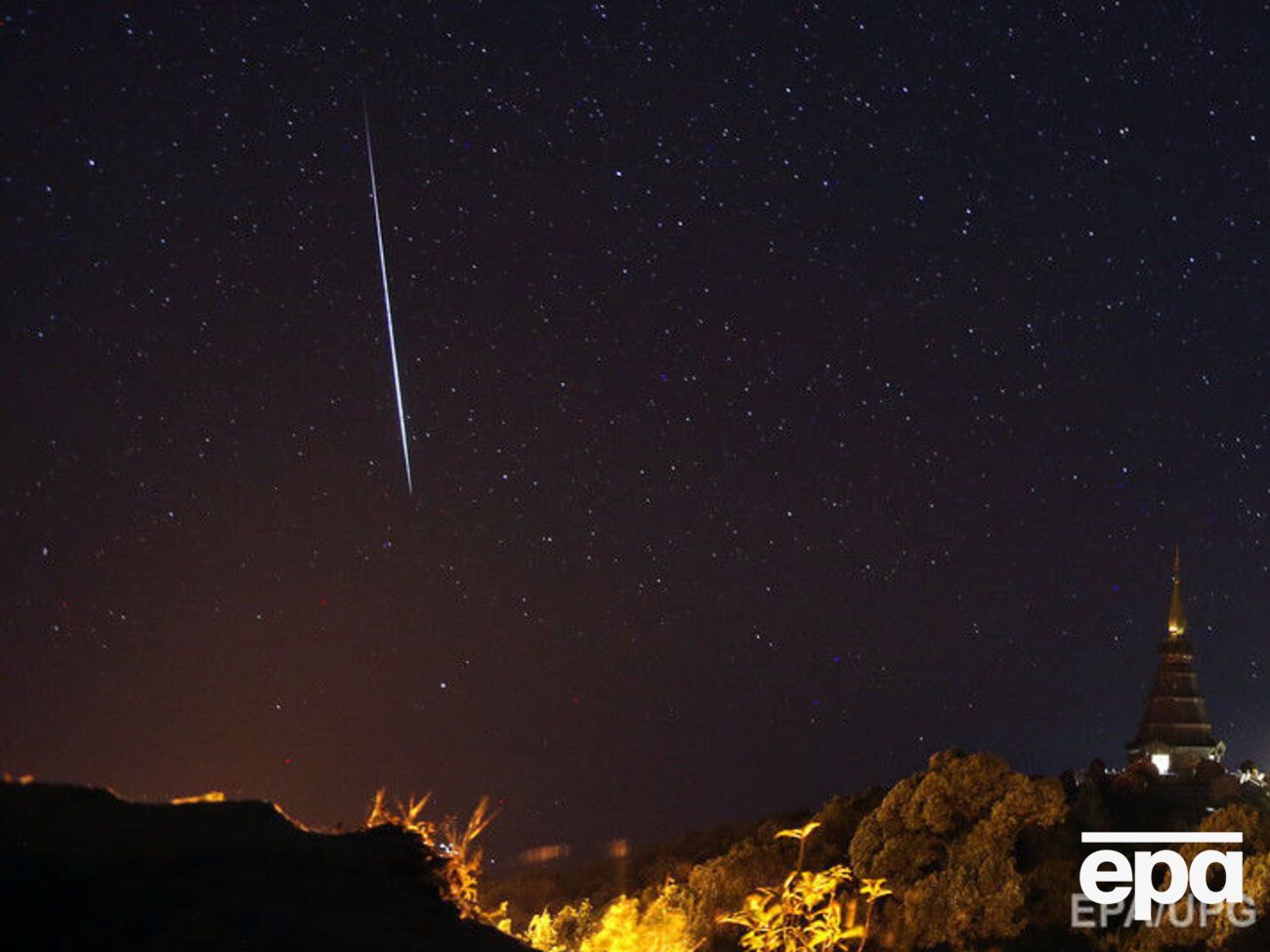 Пик метеорного дождя придется на грядущую ночь