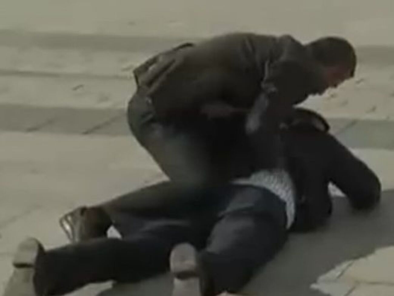 Стрелка сразу задержала полиция