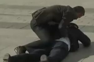 Стрелка сразу задержала полиция