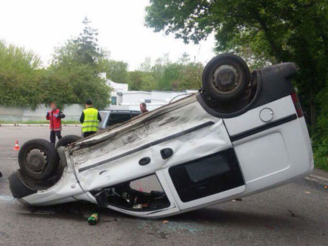 В Полтаве столкнулись&nbsp;"Опель Комбо" и "Фольксваген Пассат"