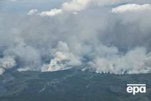 Пожар бушует седьмой день, уже выгорело 156 тыс. га лесов