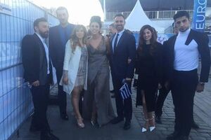 Украинская певица Джамала на церемонии открытия "Евровидения"