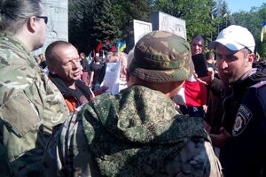 В Харькове произошло несколько драк у Мемориала Славы