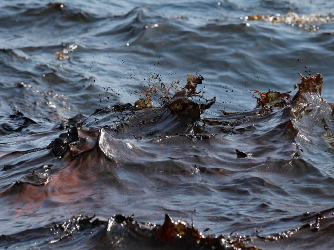 В Черное море в Алупке вылилось восемь тонн мазута
