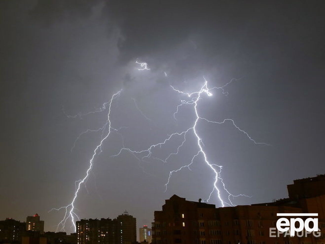 В Киеве завтра ожидается гроза