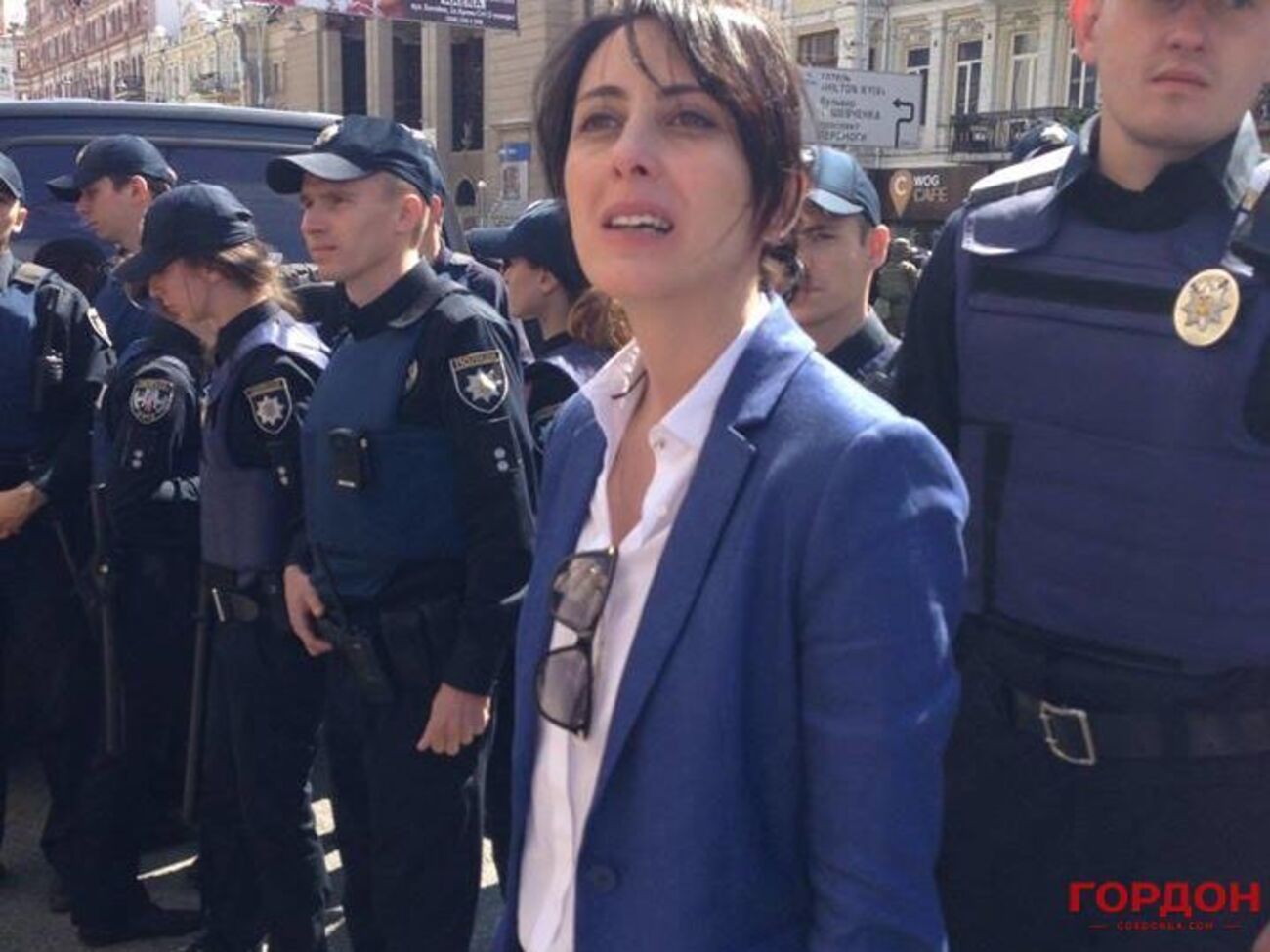 Деканоидзе лично следила за работой подчиненных во время "КиевПрайда"