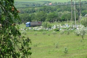 Родион Шовкошитный: 20-тонная фура в отстойнике около одной из дыр