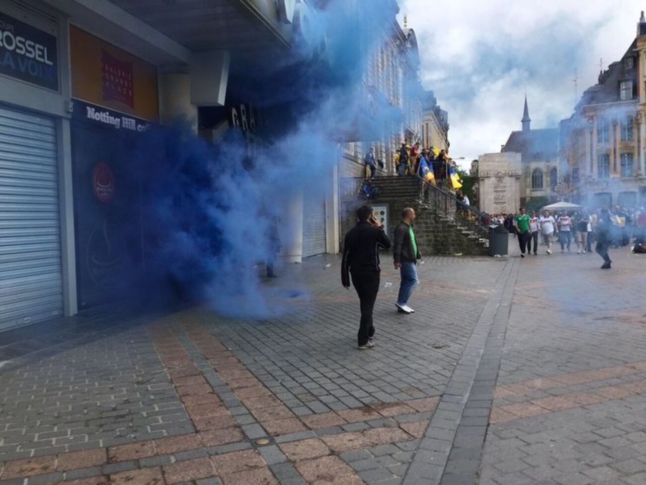 В центре Лилля немцы подрались с украинцами