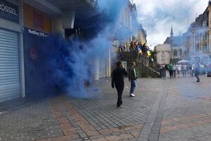 В центре Лилля немцы подрались с украинцами