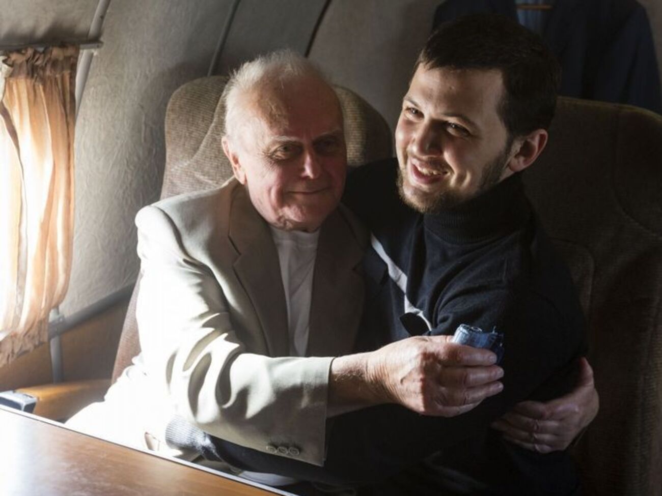 Солошенко и Афанасьев вернулись в Украину. Фоторепортаж