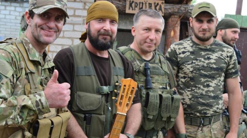 Шкиряк встретился с бойцами батальона "Кривбас" и полка "Киев"