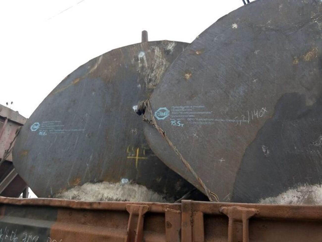 Родион Шовкошитный: Четыре лопасти корабельного винта отправились заказчику по железной дороге