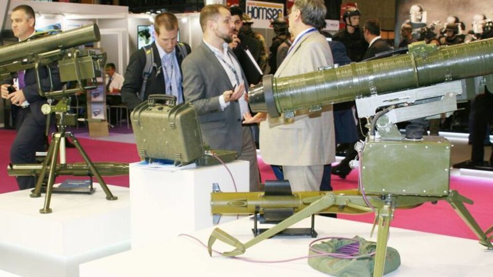 Противотанковые ракетные комплексы украинского производства на выставке во Франции