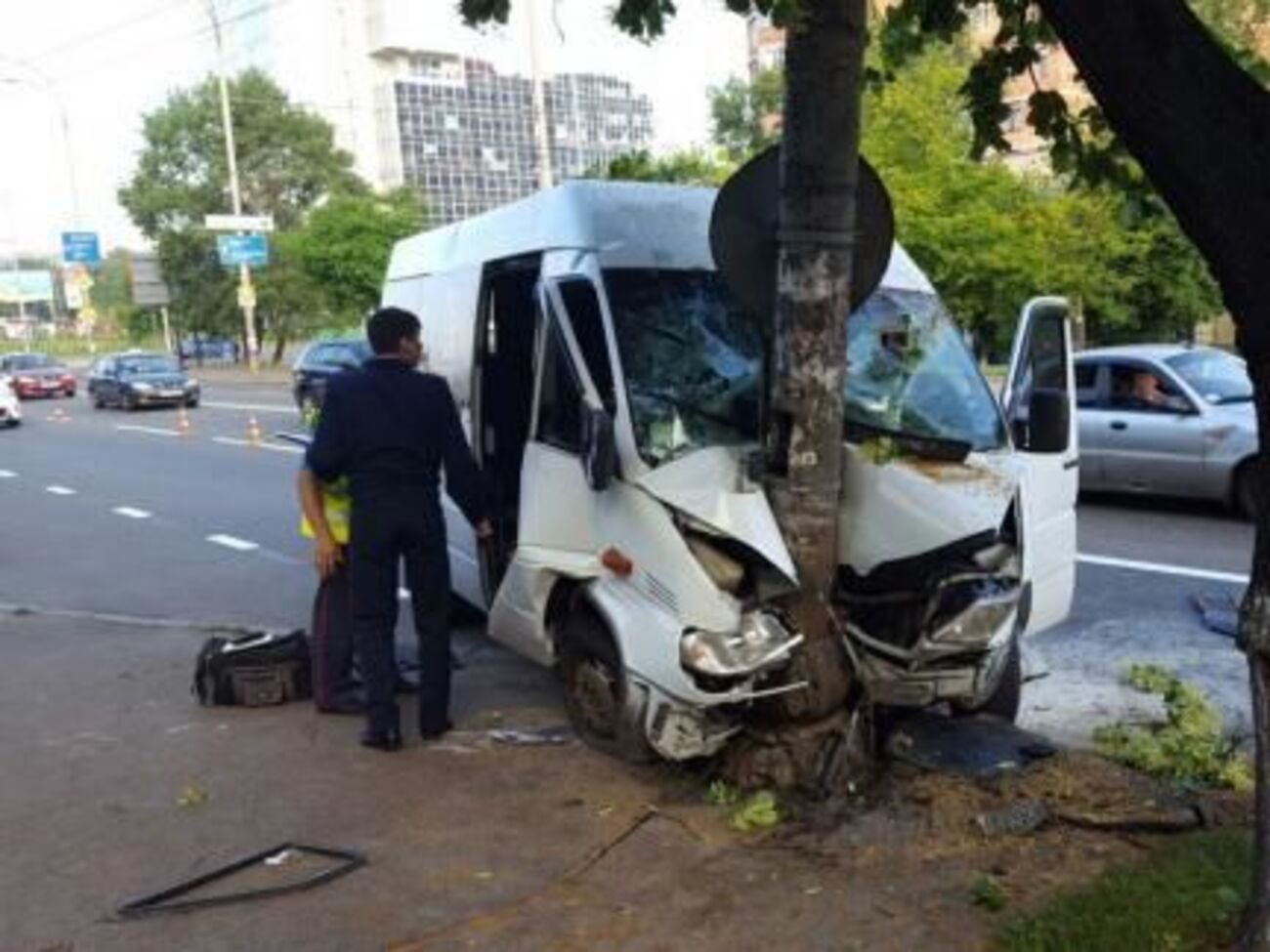 В ДТП пострадали девять человек