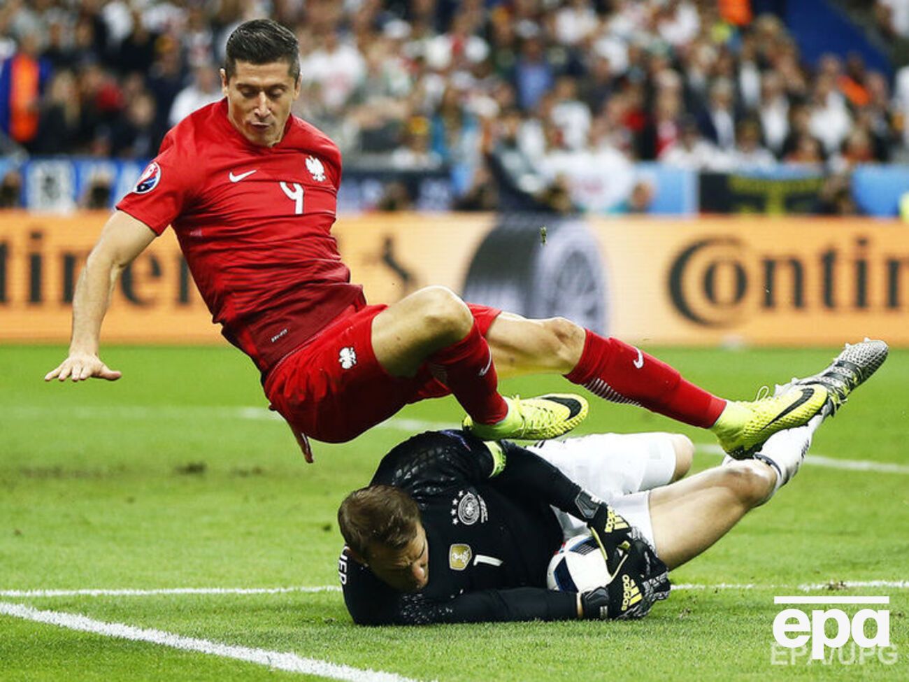 Польша и Германия сыграли первый "сухой" матч на Евро 2016. Фоторепортаж