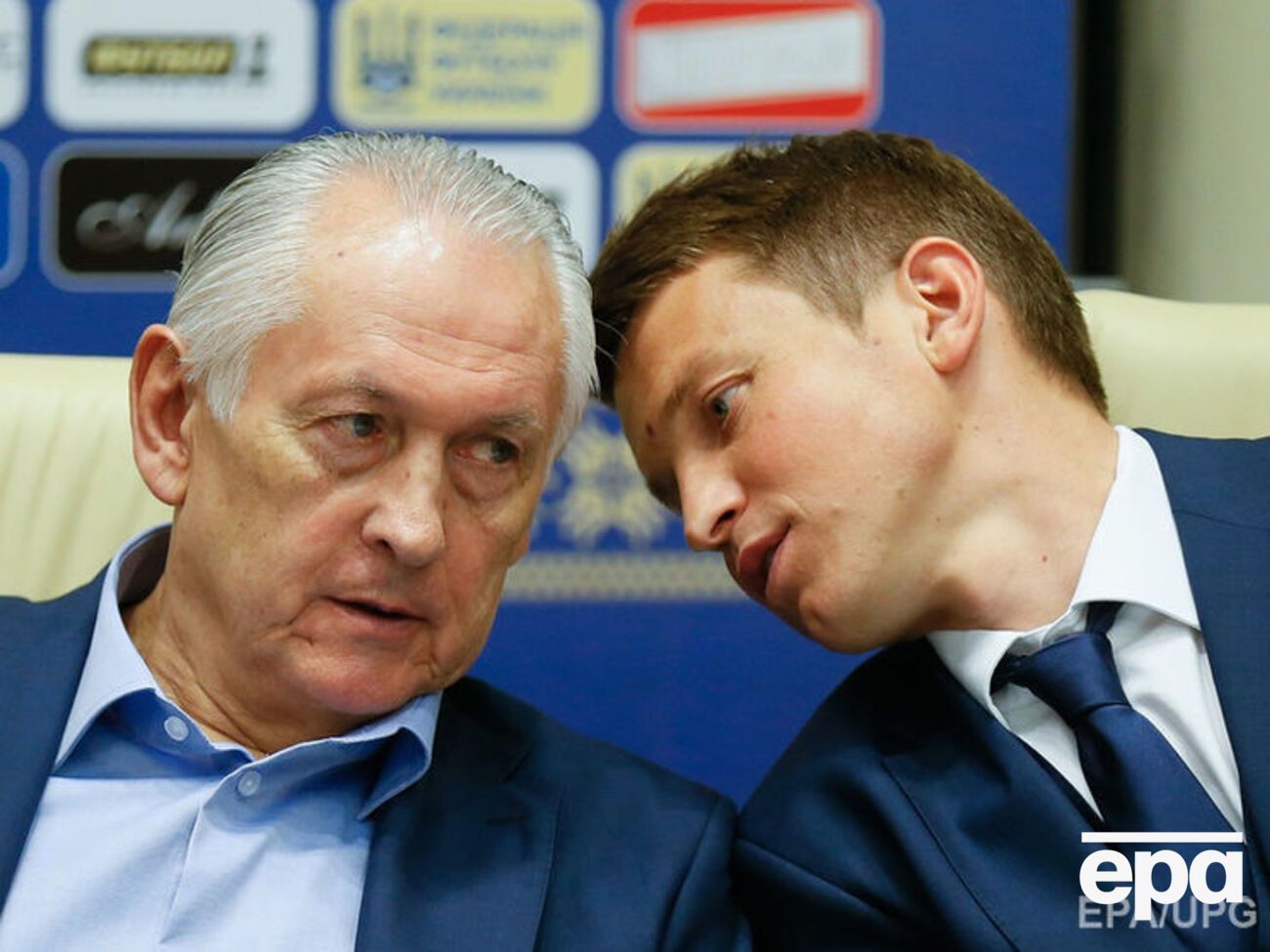 Ротань (справа) заявил, что матч против поляков очень важен для сборной Украины