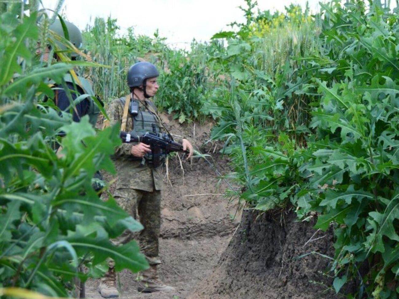 Передовые позиции ВСУ на линии столкновения