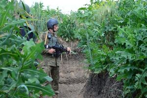 Передовые позиции ВСУ на линии столкновения