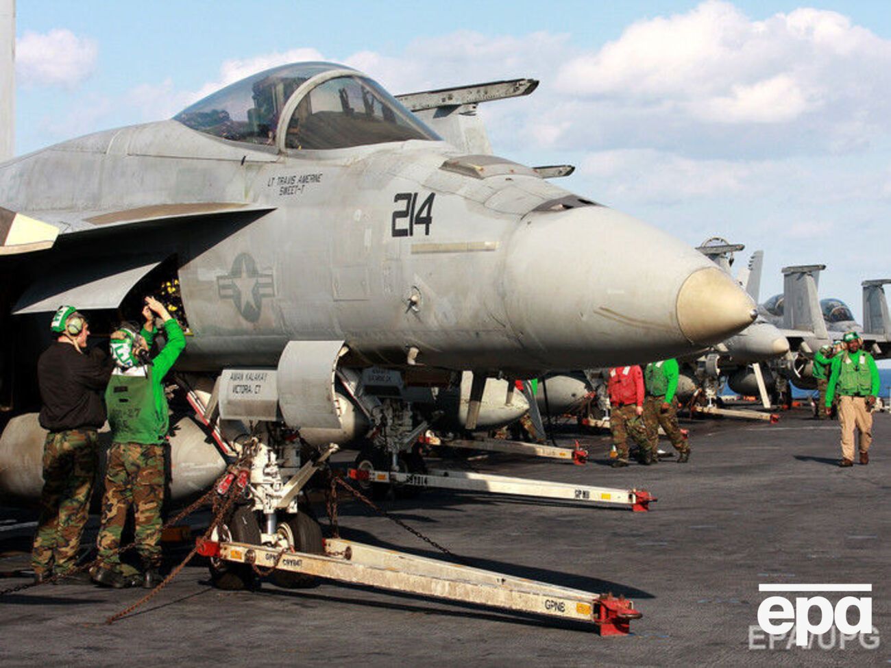 Американские истребители отправили на перехват российских самолетов