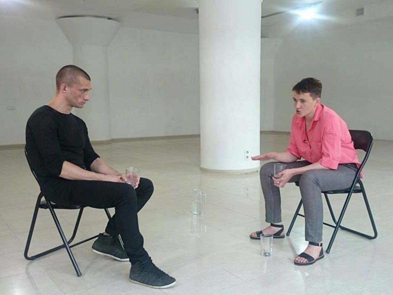 Павленский взял у Савченко интервью