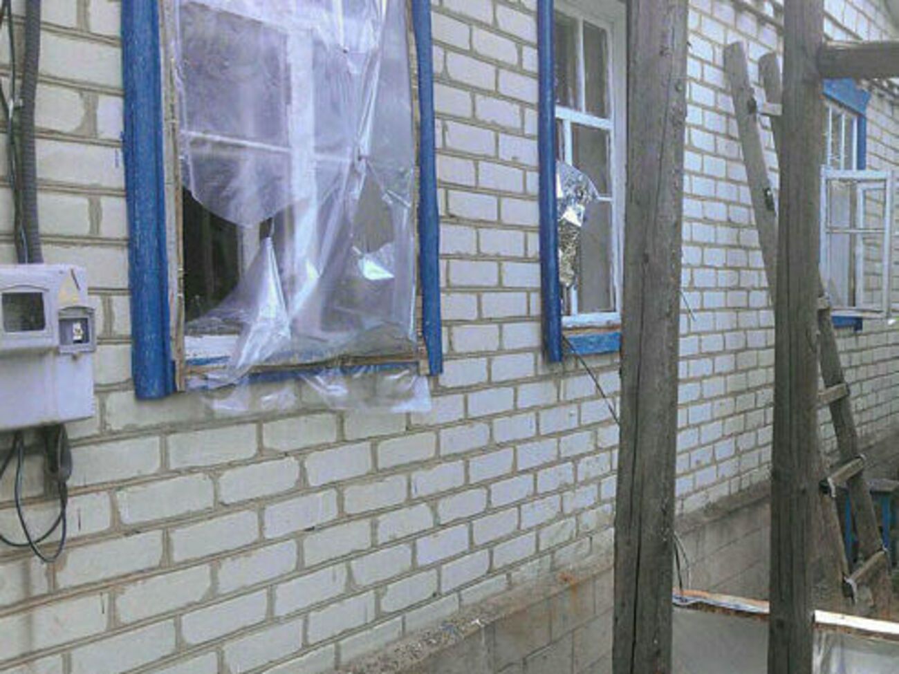 Дом в Северске, где произошел взрыв