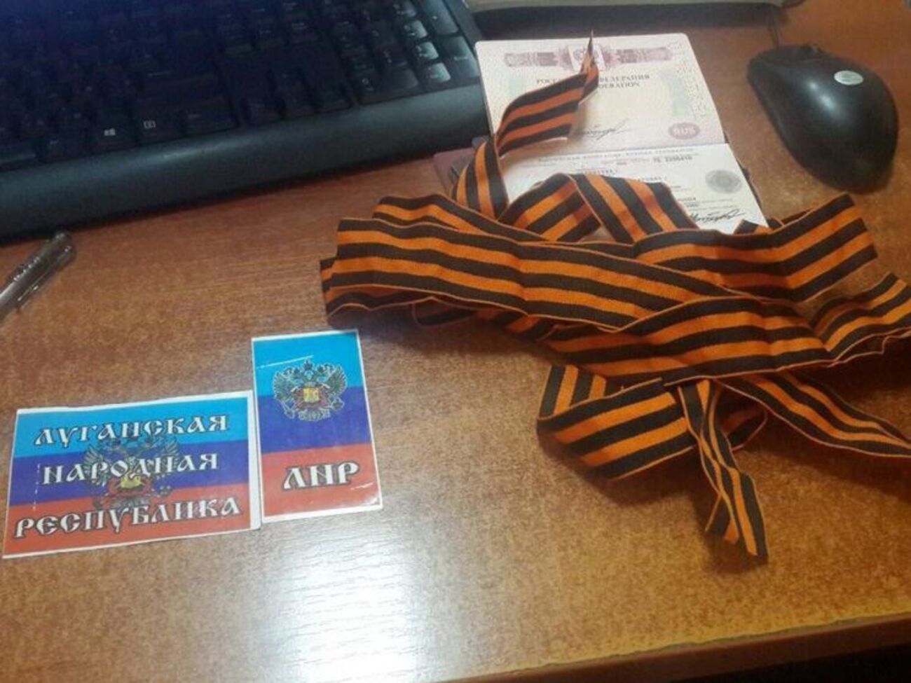 Машина с символикой террористов направлялась из&nbsp;Красноярска в Запорожье