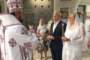 Горянский и Фейса венчались в церкви