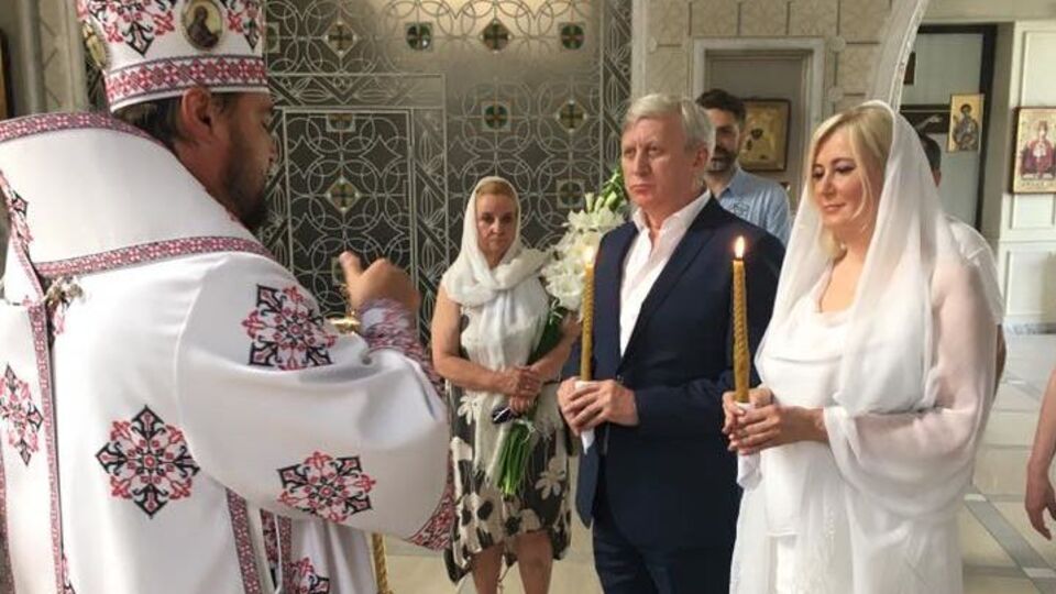 Горянский и Фейса венчались в церкви