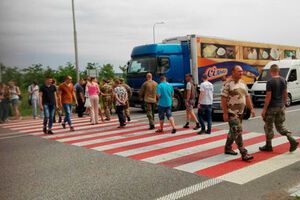 Утром трассу Киев – Чоп перекрывали