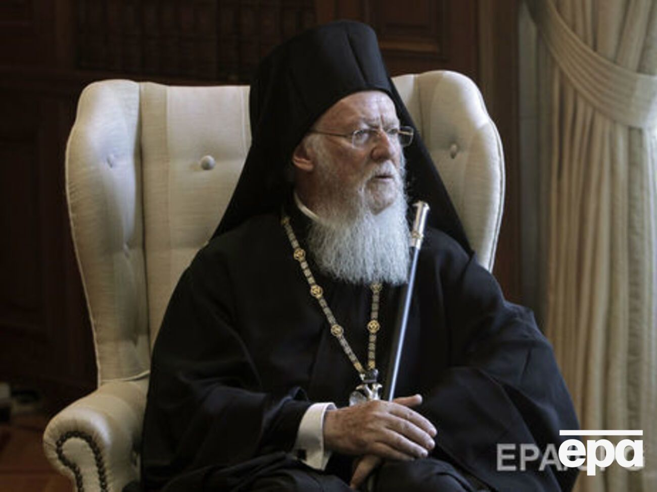 Патриарх Варфоломей получил обращение Верховной Рады