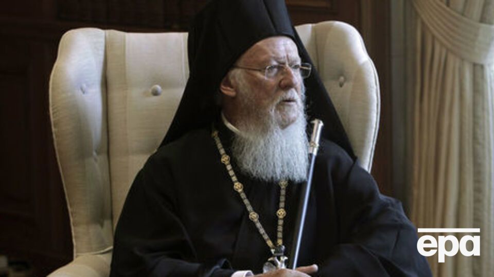 Патриарх Варфоломей получил обращение Верховной Рады