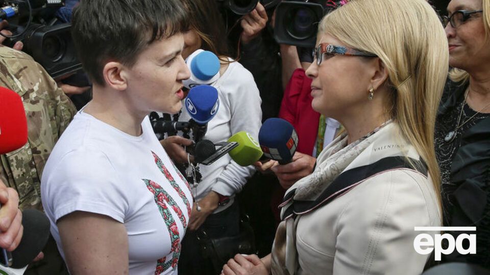 Савченко: Мы с Тимошенко не подруги, мы не сидим, не пьем кофе вместе, не сплетничаем о чем-то