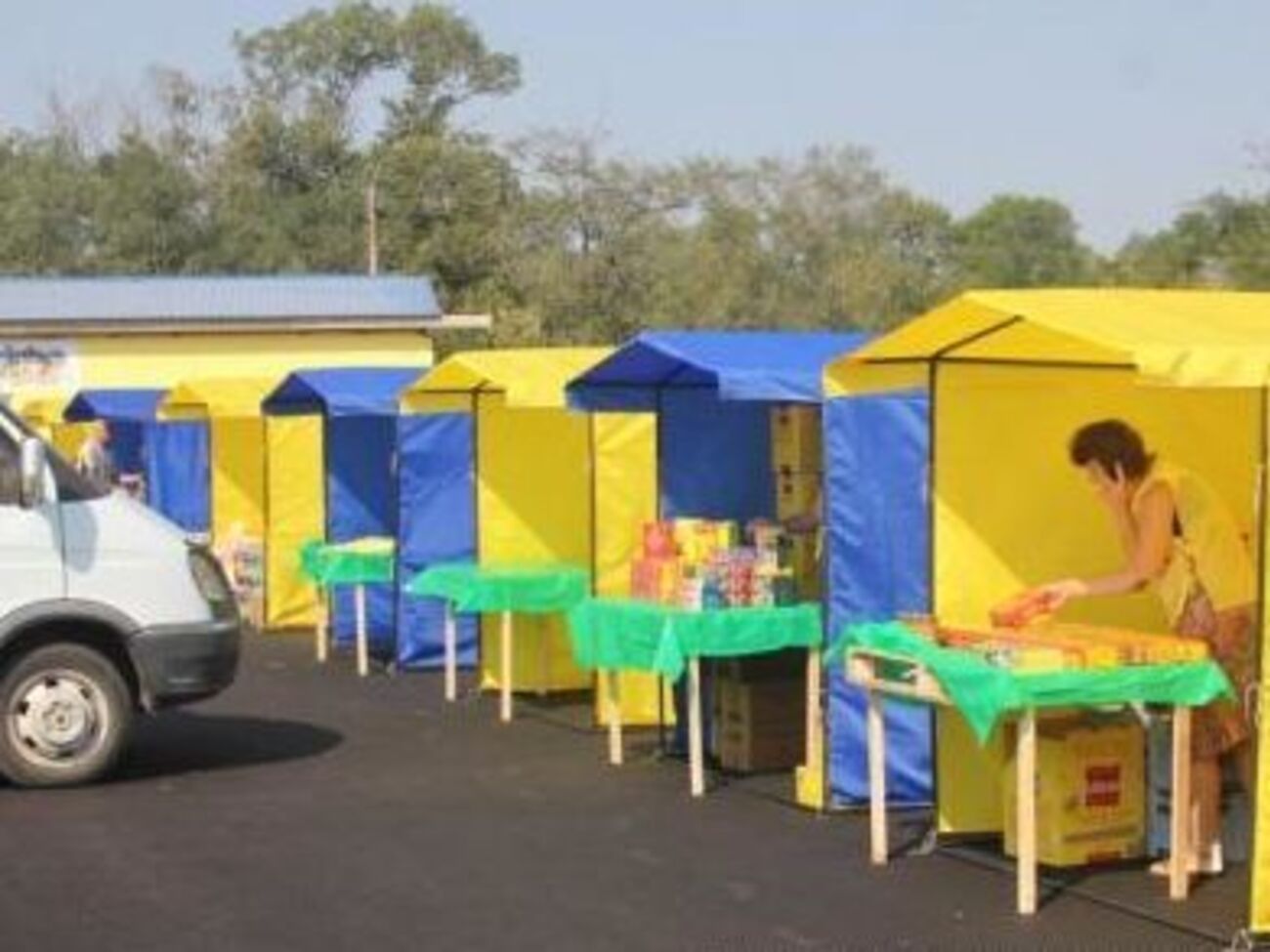 Гуманитарно-логистический центр в Зайцево