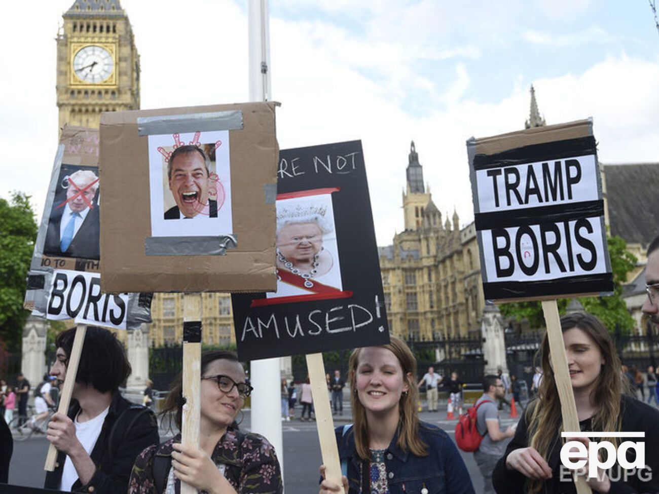 Пикет против&nbsp;Brexit и его главного идеолога&nbsp;&ndash; Бориса Джонсона&nbsp;&ndash; в Лондоне