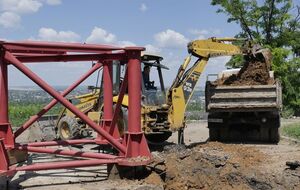 На горе Карачун начали монтаж новой телевышки