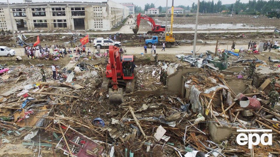 В Китае возросло число жертв урагана